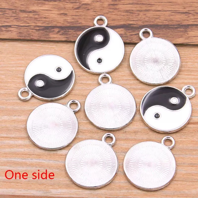 10/20pcs Alloy Tai Chi Charms  - đánh giá và giá Vintage Fashion Stores
