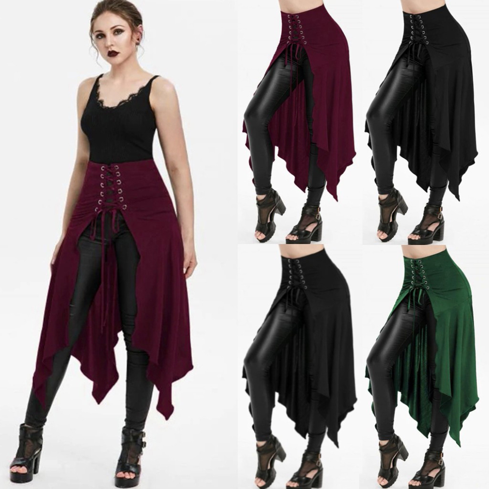 Gothic Skirt Black Medieval Vi - đánh giá và giá Vintage Fashion Dresses